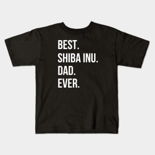Shiba Inu Dad Kids T-Shirt
